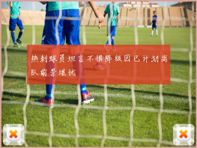 热刺球员坦言不惧降级因已计划离队前景堪忧